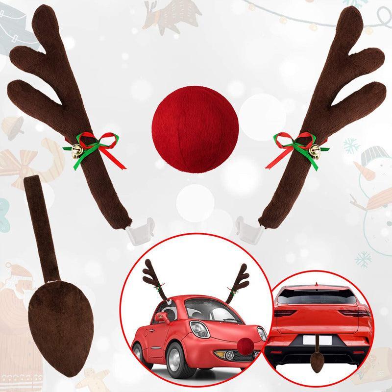 Creative And Simple Christmas Car Antler Decoration - Silvis21 ™