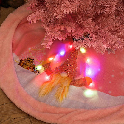 Cross-border New Christmas Tree Skirt With Light Decorations - Silvis21 ™