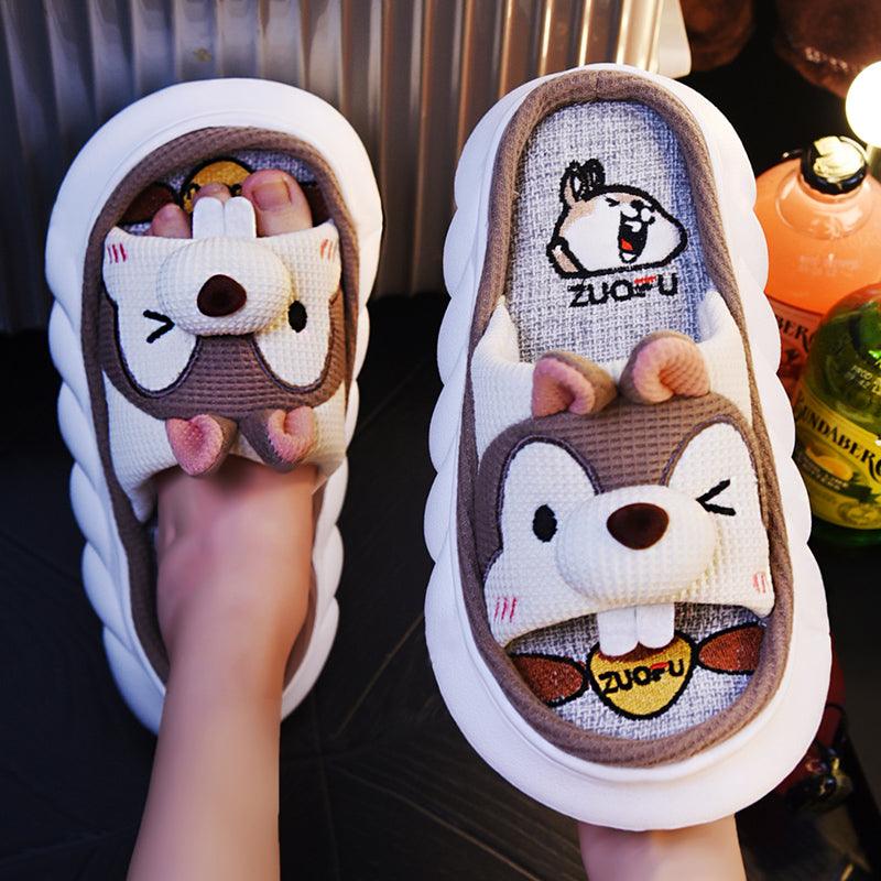 Cute Cartoon Thick Sole Animal Slippers - Silvis21 ™