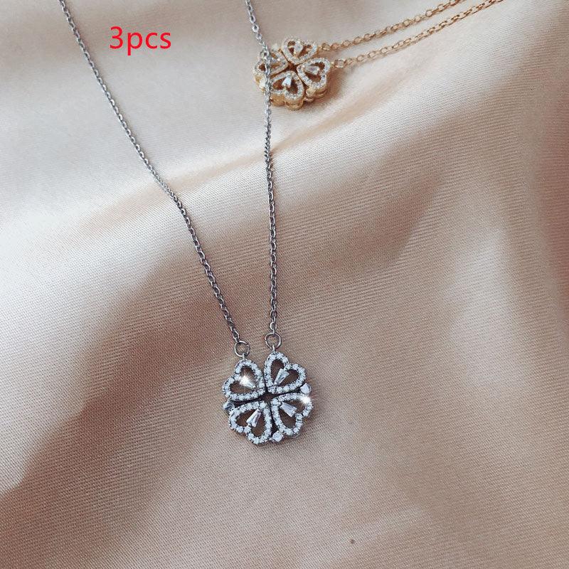 Detachable Deformed Four-leaf Clover Necklace - Silvis21 ™