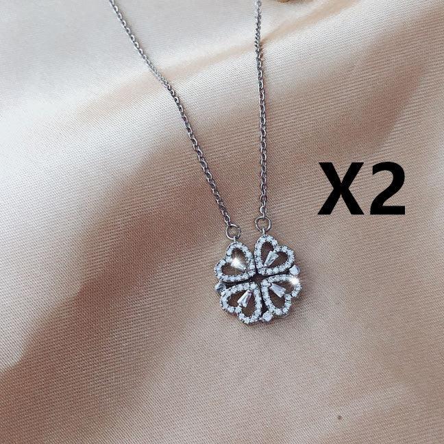 Detachable Deformed Four-leaf Clover Necklace - Silvis21 ™