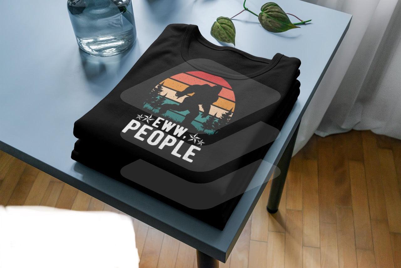 EEEWWW People Sasquatch T-shirt - Silvis21 ™