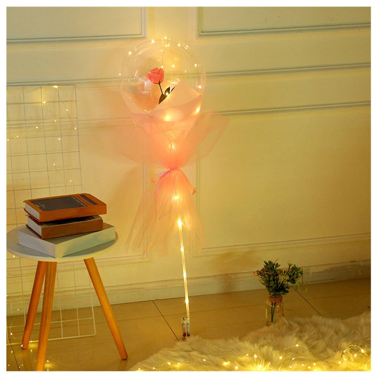 Enchanting LED Balloon Rose Bouquet - Silvis21 ™