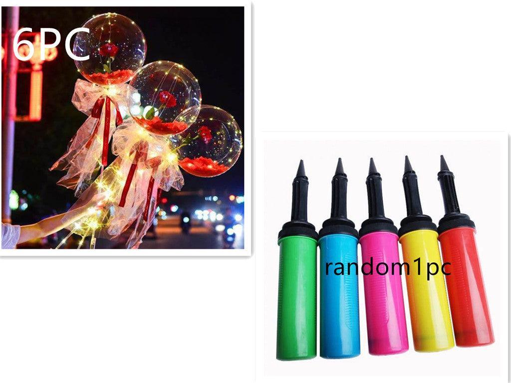 Enchanting LED Luminous Balloon Rose Bouquet - Silvis21 ™
