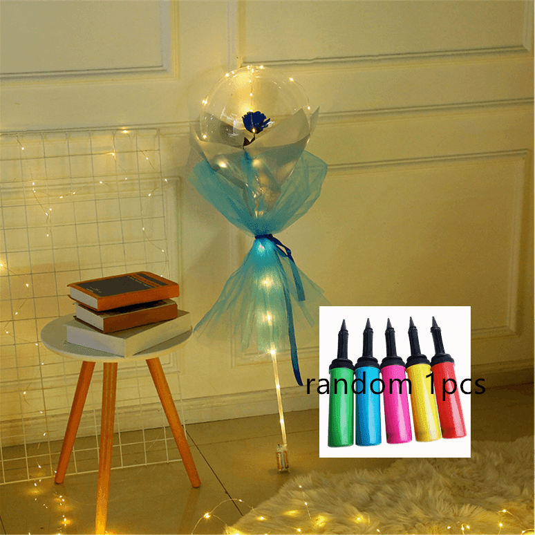 Enchanting LED Luminous Balloon Rose Bouquet - Silvis21 ™