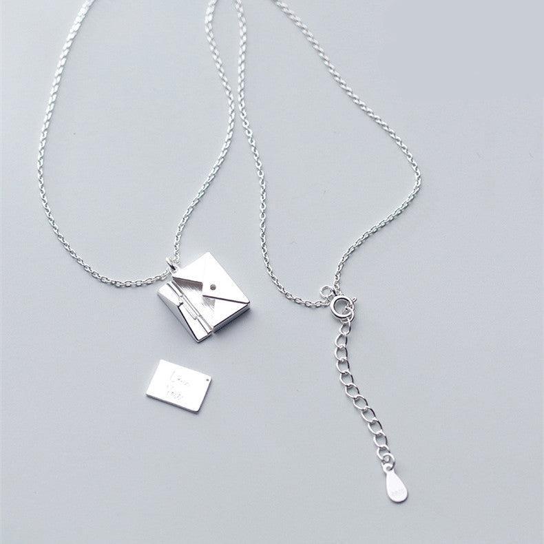 Envelope necklace love letter - Silvis21 ™