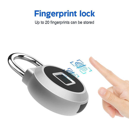 Fingerprint Lock Smart Keyless Lock IP65 Waterproof Anti-Theft Security Padlock Door Luggage Case PadLockS - Silvis21 ™