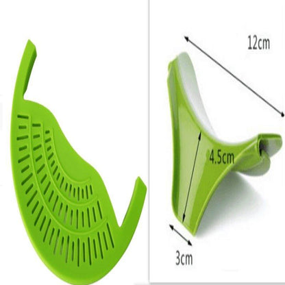 Food Oil Drainer Silicone Pot Pan Bowl Funnel Strainer - Silvis21 ™