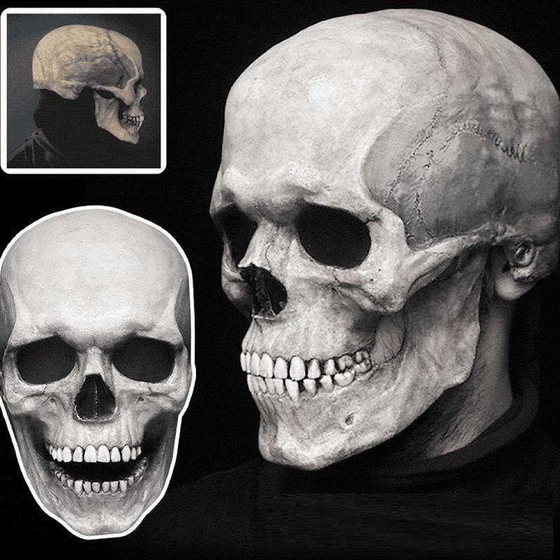 Full Head Skull Mask Helmet With Movable Jaw - Silvis21 ™