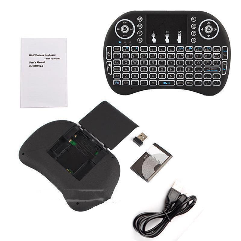 H9 Wireless Backlit Colorful Touch Remote Control Keyboard - Silvis21 ™
