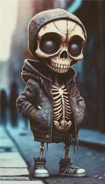 Halloween Cool Skeleton Figurines - Silvis21 ™