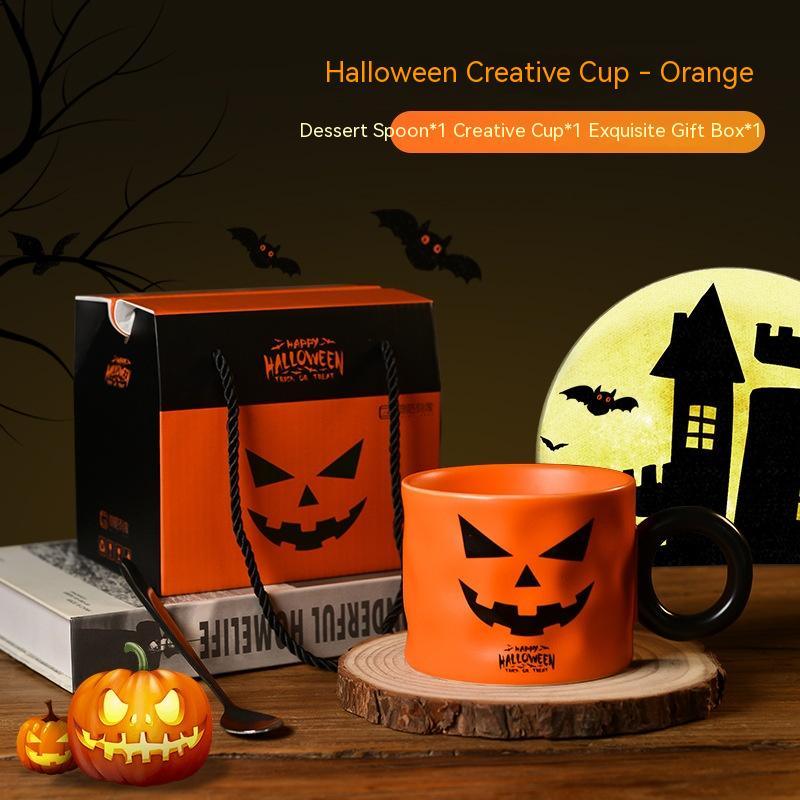 Halloween Gift Pumpkin Ceramic Mug - Silvis21 ™