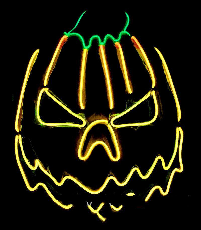 Halloween LED Mask Fluorescent Pumpkin - Silvis21 ™
