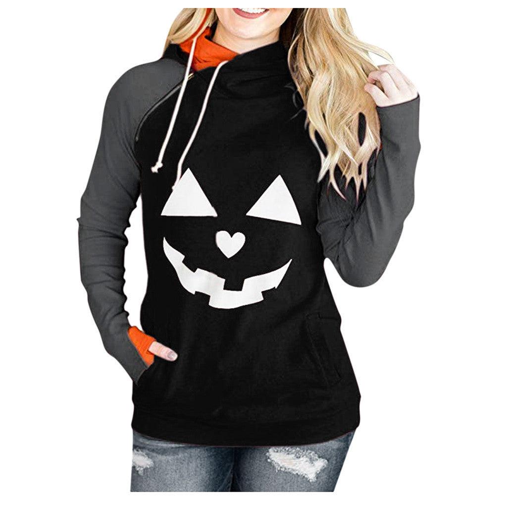 Halloween Pumpkin Face Sweater - Silvis21 ™