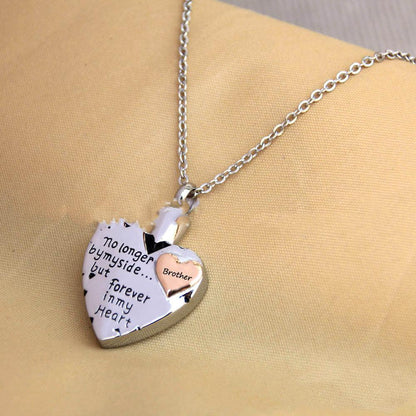 Heart Shaped Necklace In Memory Of Loved Ones - Silvis21 ™