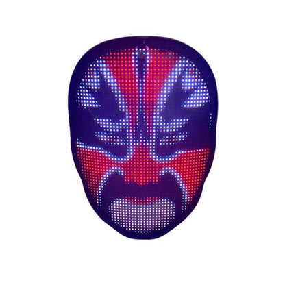 LED Mask Face-changing Glowing Mask APP Control DIY Shining Mask - Silvis21 ™