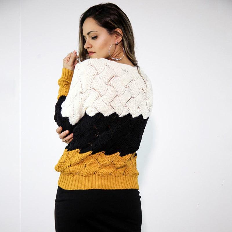 Loose rainbow knit sweater - Silvis21 ™