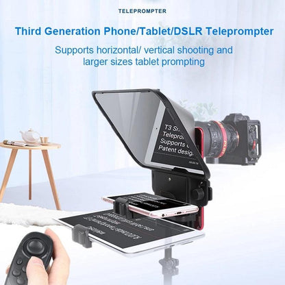 Mobile Phone Tablet SLR Camera T3 Teleprompter - Silvis21 ™