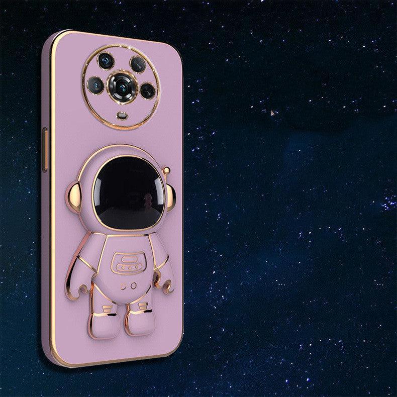 New Electroplating 6D Astronaut Stand All-Inclusive Soft Phone Case - Silvis21 ™