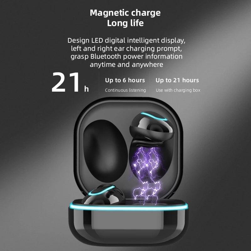 New S6 SE Breathing Light Time Digital Display TWS5.0 Bluetooth Headset - Silvis21 ™