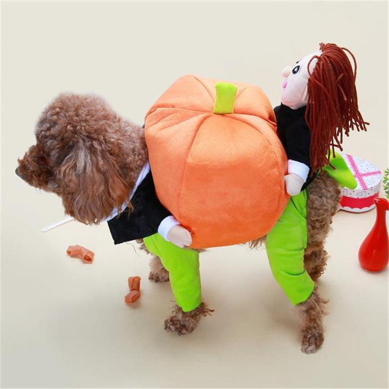 Pet Halloween Pumpkin Riding Men - Silvis21 ™