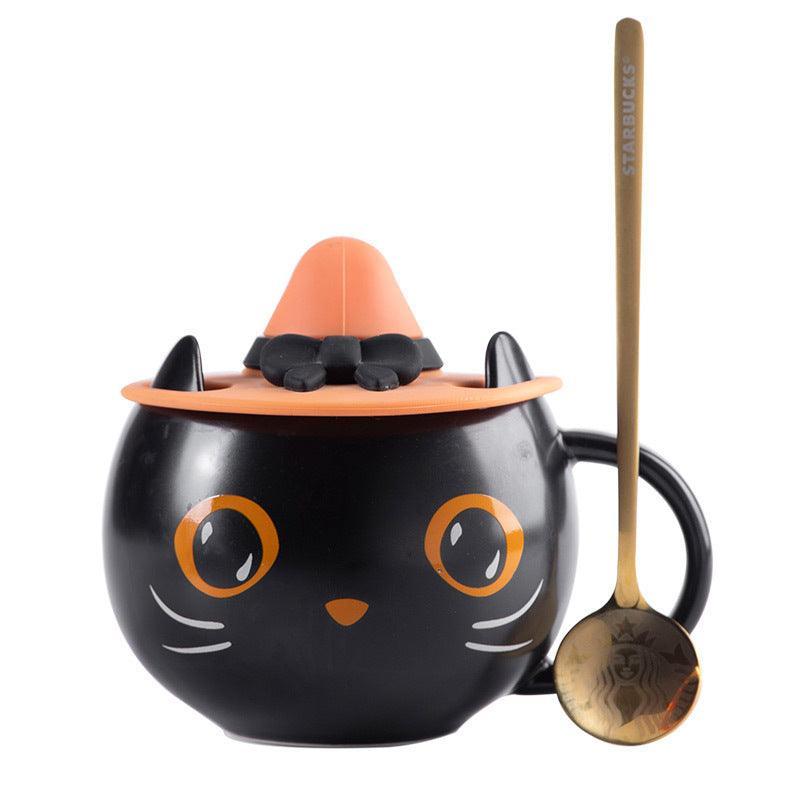 Pumpkin Covered Spoon Couple Gift Mug - Silvis21 ™