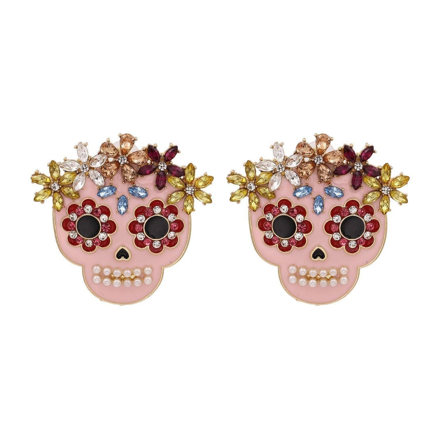 Rhinestone Halloween Funny Earrings - Silvis21 ™