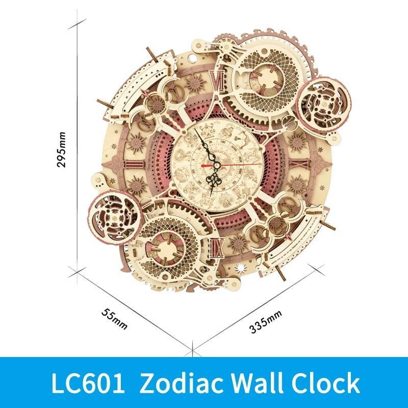 Robotime ROKR Zodiac Wall Clock 3D Wooden Puzzle - Silvis21 ™