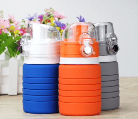 Silicone Folding Sports Collapsible Water Bottle - Silvis21 ™