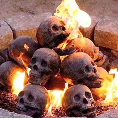 Skull Halloween Barbecue Fire Decoration - Silvis21 ™