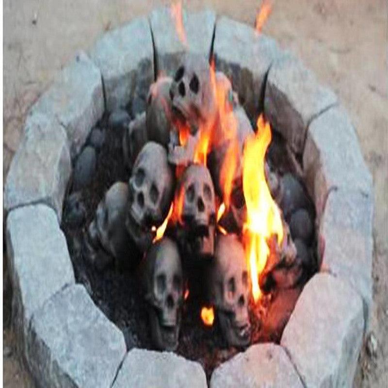 Skull Halloween Barbecue Fire Decoration - Silvis21 ™