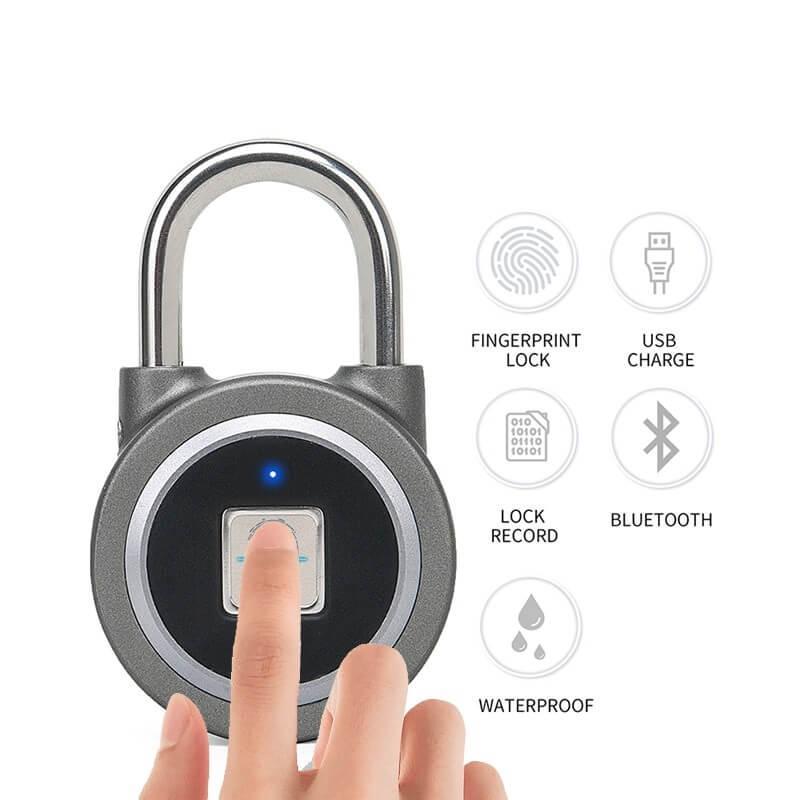 Smart lock fingerprint padlock mobile phone APP control - Silvis21 ™