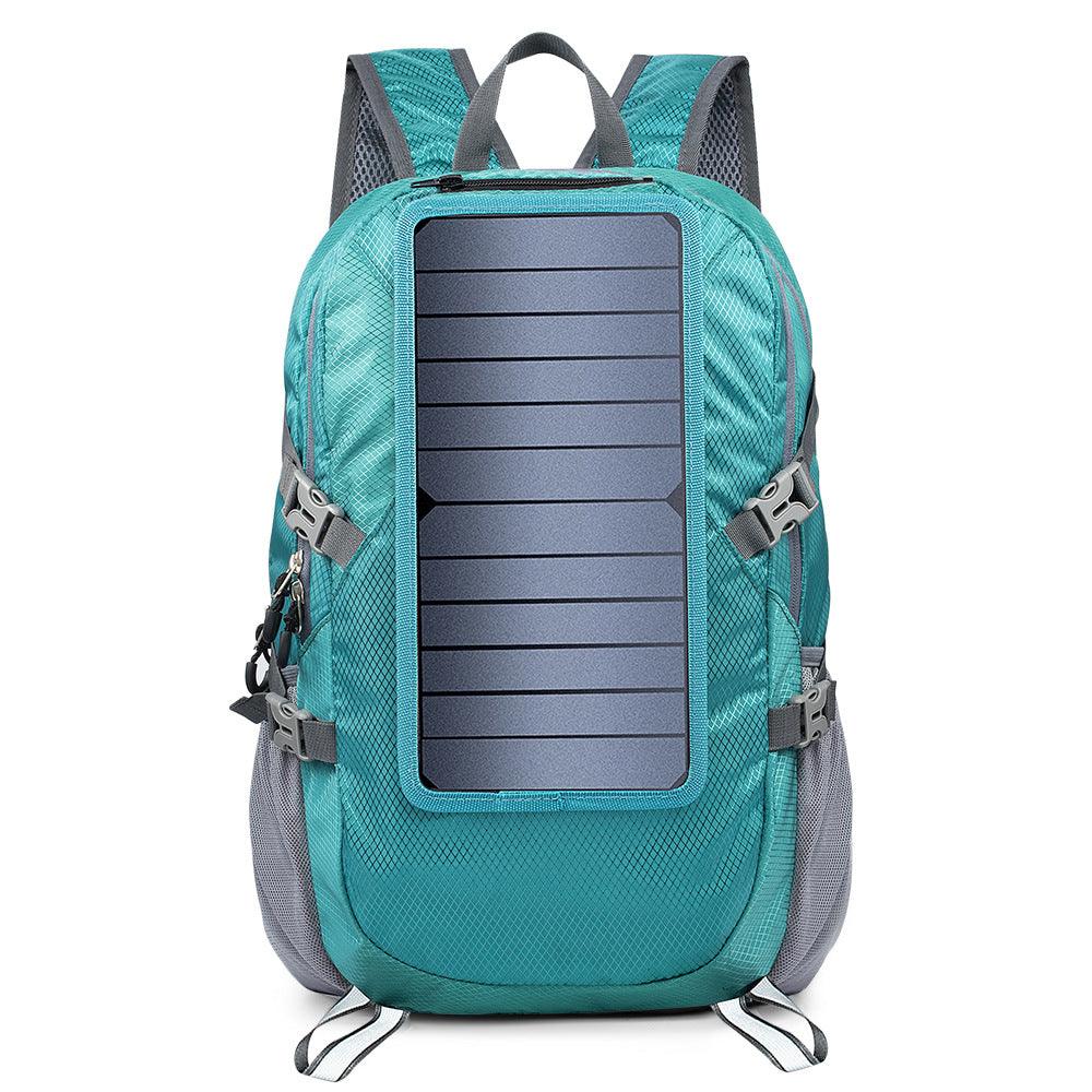 Solar Backpack Foldable Hiking Daypack With 5V Power Supply - Silvis21 ™