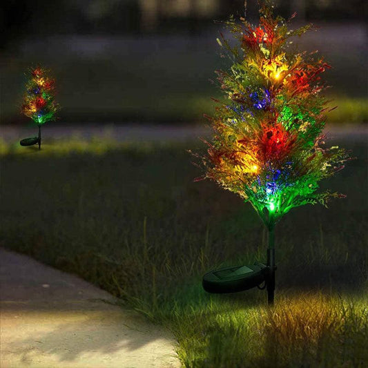 Solar-powered Christmas Lights Pine And Cypress Trees - Silvis21 ™