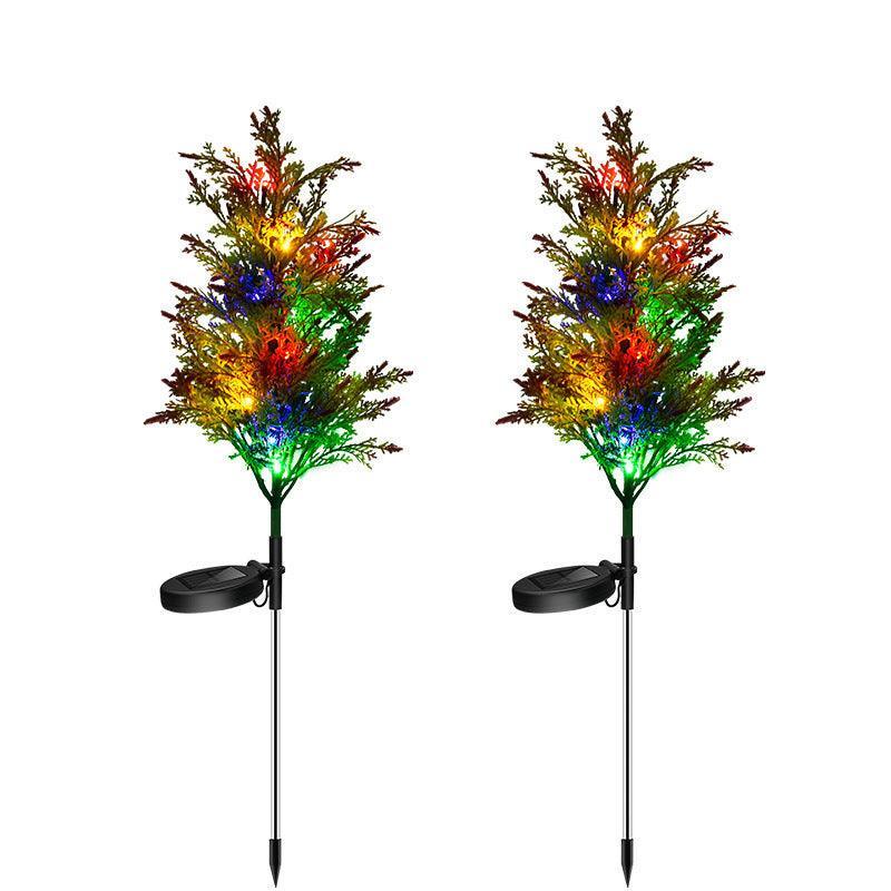 Solar-powered Christmas Lights Pine And Cypress Trees - Silvis21 ™
