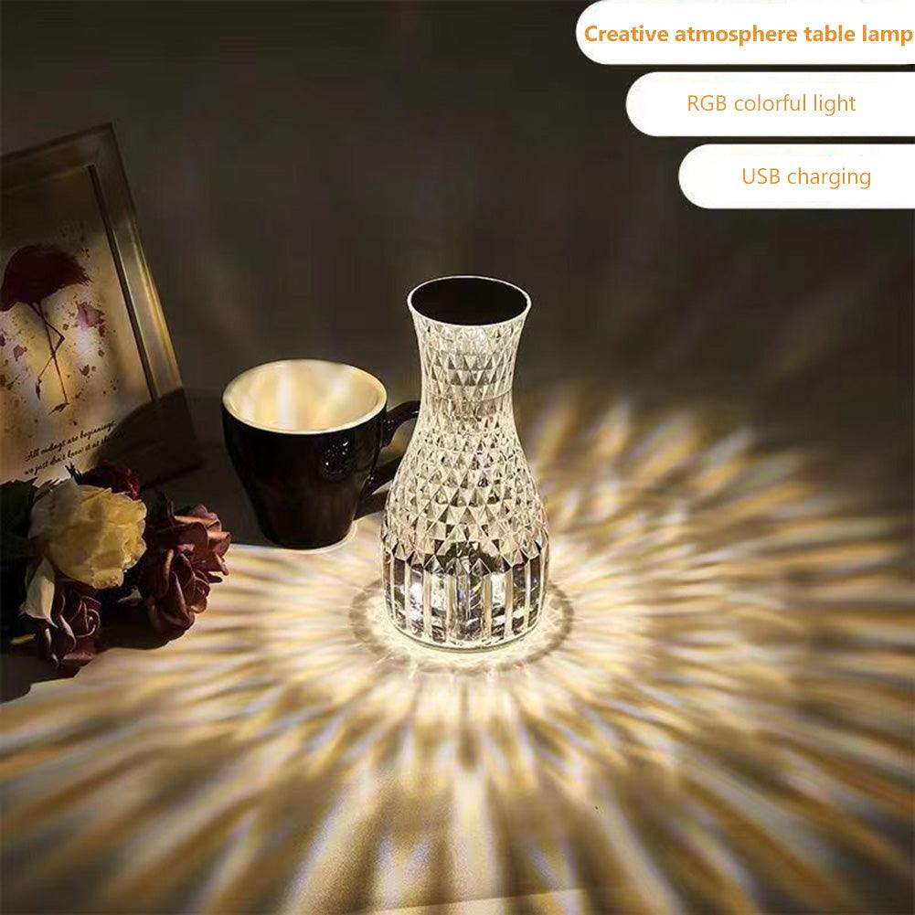 Vase Shape Atmosphere Crystal Lamp - Silvis21 ™