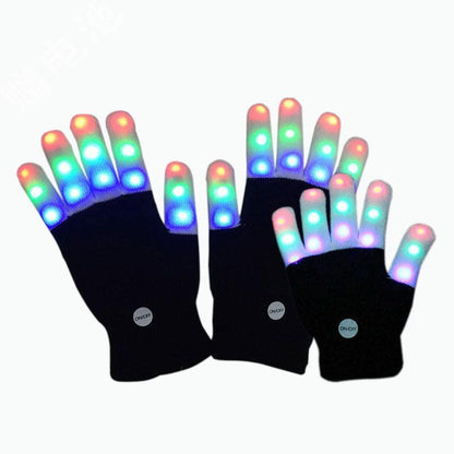 Warm Colorful Flashing Led Finger Gloves - Silvis21 ™