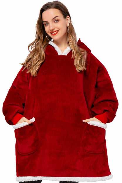 Winter Hoodie Blanket Oversized With Pockets - Silvis21 ™