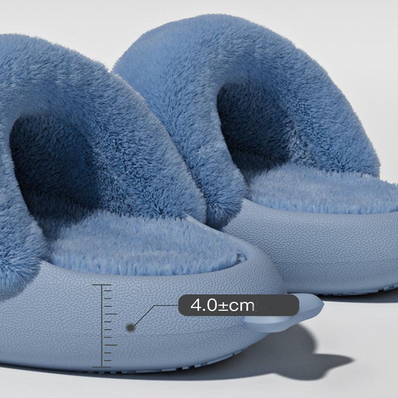 Winter Shark Detachable Warm Fuzzy Slippers - Silvis21 ™