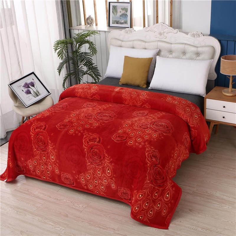 Winter Thickened Flannel Blanket 1.8m Coral Fleece Sheets - Silvis21 ™
