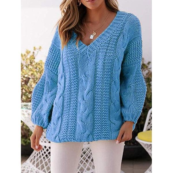 Women's loose cable sweater - Silvis21 ™